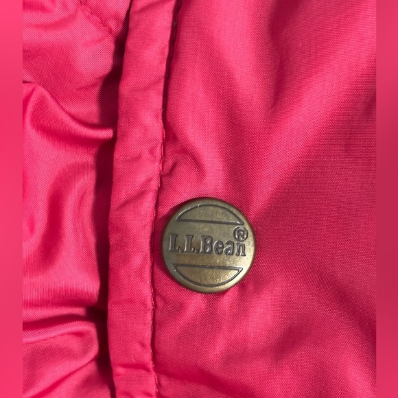 L.L. Bean Men’s Red Puffy Goose Down Vest Size Large - Picture 3 of 5